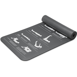 image:imageGaiam Restore Fitness Exercise Mat with SelfGuided Exercise Illustrations Printed on Mat 10mm Thick