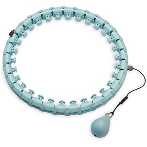 image:imageGaiam Weighted Fitness Hoop with 1 lb Weighted Ball  Weighted Hula Hoop with 1 lb Detachable Ball  Core Strength Cardio amp Coordination  Adjustable Diameter  Adults