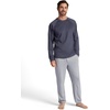 image:imageGaiam Mens Flow State Long Sleeve Crewneck Top Standard Fit Stretch Midweight MaterialCool Grey Heather