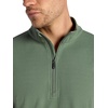 image:imageGaiam Mens Reform Long Sleeve Quarterzip Standard Fit Stretch Midweight MaterialDuck Green
