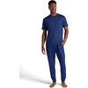 image:imageGaiam Mens Zen Flex Jogger Standard Fit 30 Inseam Stretch Midweight MaterialMedieval Blue