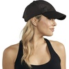 image:imageGaiam Womens Performance Fitness Black Hat  StayCool Mesh Outdoor Running Hat with MoistureWicking Sweat Band PreShaped Bill  Trendy Ponytail Ball Cap for Baseball Yoga amp Outside Exercise
