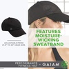 image:imageGaiam Womens Performance Fitness Black Hat  StayCool Mesh Outdoor Running Hat with MoistureWicking Sweat Band PreShaped Bill  Trendy Ponytail Ball Cap for Baseball Yoga amp Outside Exercise