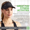 image:imageGaiam Womens VisorBlack Mesh