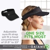 image:imageGaiam Womens VisorBlack Mesh