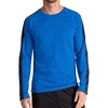 image:imageGaiam Mens Power Long Sleeve Crewneck Raglan Top Standard Fit Stretch Midweight MaterialClassic Blue HeatherNavy Heather