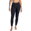 image:imageGaiam Womens Om High Rise Salutations 78 Legging Slim Fit 25 Inseam MoistureWickingBlack Tap Shoe