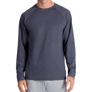 image:imageGaiam Mens Flow State Long Sleeve Crewneck Top Standard Fit Stretch Midweight MaterialCool Grey Heather