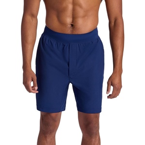 image:imageGaiam Mens Hatha 7 Short Standard Fit Stretch Lightweight Material MoistureWickingMedieval Blue