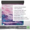 image:imageGaiam SoftGrip Yoga Mat  Microfiber Towel Top with Rubber Backing DualSided Yoga amp Exercise Mat for Hot Yoga Sunset