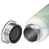 image:imageGaiam Water Bottle WideMouth Stainless Steel Aubergine Swirl 18 oz