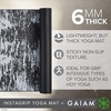 image:imageGaiam Yoga Mat  InstaGrip Extra Thick amp Dense Textured Non Slip Exercise Mat for All Types of Yoga amp Floor Workouts 68 L x 24 W