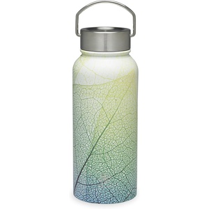 image:imageGaiam Water Bottle WideMouth Stainless Steel Aubergine Swirl 18 oz