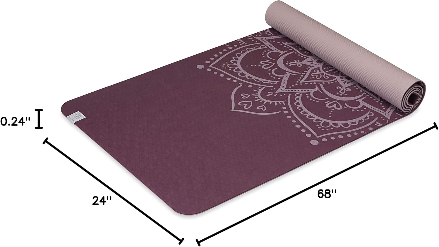 image:imageGaiam Yoga Mat Performance TPE Exercise amp Fitness Mat for All Types of Yoga Pilates amp Floor ExercisesBlush