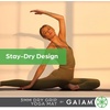 image:imageGaiam Dry Grip Yoga Mat Lightweight Non Slip Exercise Mat  Fitness mat with moisturewicking topcoat drygrip traction rubber cushioning for hot yoga Pilates and daily workoutsBlack