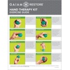 image:imageGaiam Restore Hand Therapy Exercise Ball Kit  3Level Hand Grip Strengthener Massage Balls Soft Medium Firm for Physical Therapy amp Hand Pain Relief Ease Muscle Tension with Hand Balls  Set of 3