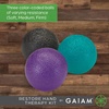 image:imageGaiam Restore Hand Therapy Exercise Ball Kit  3Level Hand Grip Strengthener Massage Balls Soft Medium Firm for Physical Therapy amp Hand Pain Relief Ease Muscle Tension with Hand Balls  Set of 3