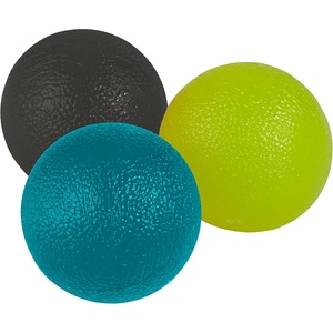 image:imageGaiam Restore Hand Therapy Exercise Ball Kit  3Level Hand Grip Strengthener Massage Balls Soft Medium Firm for Physical Therapy amp Hand Pain Relief Ease Muscle Tension with Hand Balls  Set of 3