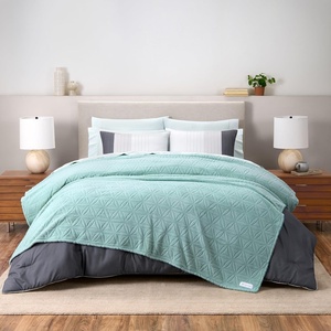 image:imageGaiam Super Soft amp Plush Velvetloft Warp Knit Throw Warm amp Cozy 50 x 60 Size Throw Blanket with Carved Texture Mauve MornOcean