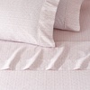 image:imageGaiam King Sheet Set Whispering Blue  6PC Solid Microfiber Cooling Sheets Wrinkle Resistant Quick Dry Lightweight Soft Brushed FinishIkat Fan Blush