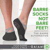 image:imageGaiam Yoga Barre Socks  Grippy Non Slip Sticky Toe Grip Accessories for Women amp Men  Pure Barre Hot Yoga Pilates Ballet DanceBlackGrey 3pack