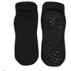image:imageGaiam Yoga Socks Non Slip Fitness Sock Grips for Women amp Men Ideal for Home Use amp All Types of Yoga Barre DanceBlackBlack 2pack