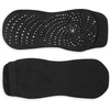 image:imageGaiam Yoga Socks Non Slip Fitness Sock Grips for Women amp Men Ideal for Home Use amp All Types of Yoga Barre DanceBlackBlack Single Pack