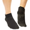 image:imageGaiam Yoga Socks Non Slip Fitness Sock Grips for Women amp Men Ideal for Home Use amp All Types of Yoga Barre DanceBlackBlack Single Pack