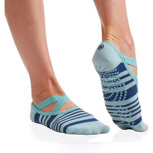 image:imageGaiam Yoga Barre Socks  Grippy Non Slip Sticky Toe Grip Accessories for Women amp Men  Pure Barre Hot Yoga Pilates Ballet DanceSkyline